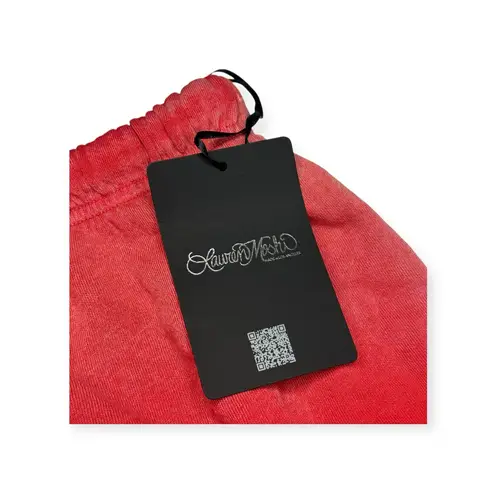 Lauren Moshi new ★ Zoa Vintage Potassium Spray Stars Short ★ Brick Red Ombré ★ L