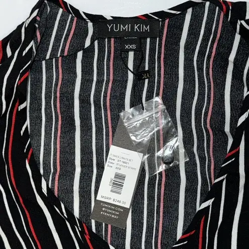 Yumi Kim It Takes Two Stunner Striped Crop Top Blouse Women’s XXS