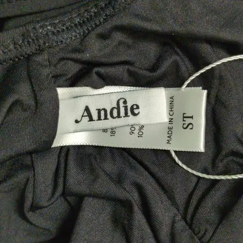 ANDIE The Mykonos LT One Piece Swimsuit Black Size ST Tall Long Torso New