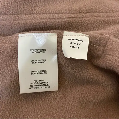 B New York Faux Suede Oversized Hooded Coat in Dusty Blush Size Medium NWT