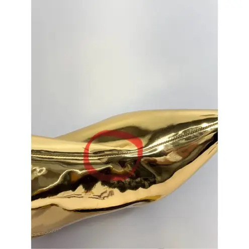 INC International Concepts Boots Size 7 Gold Pointed Toe Stiletto Heels