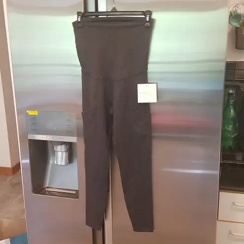 Beyond Yoga 💕BEYOND THE BUMP 💕 Maternity Palomino High Waist Midi Leggings XS