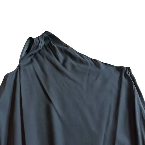 Ramy Brook Black One Shoulder Romper Lulu Silk Shorts Classic Size XS Women's