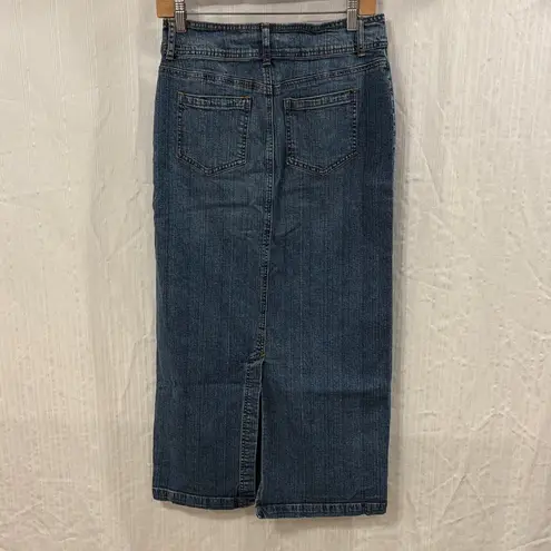 st. john's bay  Denim Maxi Skirt