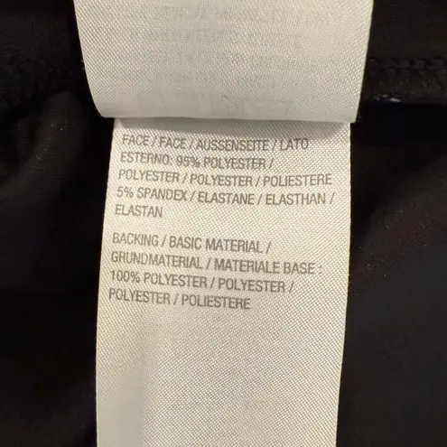 Susan Graver Houndstooth Single Breasted Tunic Blazer Black Women's Size XLP