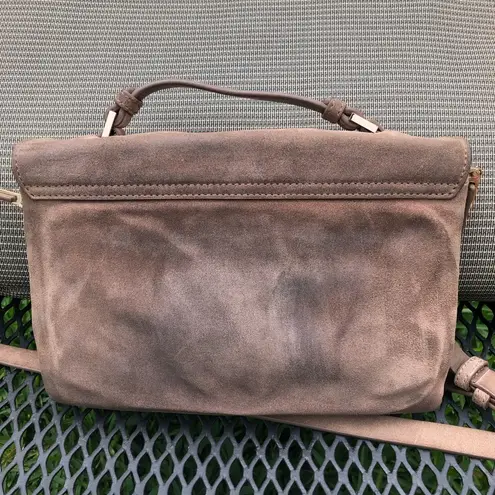 Kate Spade Brenton Madison Avenue Peach Court Tan Cross Body Purse