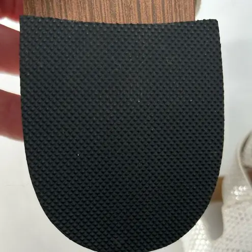 A Rider Girl Top Side Lace Up White And Metallic Women Sandal Size 8