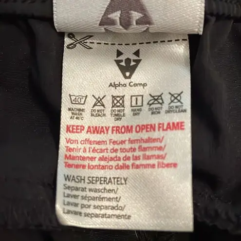 Alpha Camp Black Lightweight Jogger Pants Womens Size Medium UPF 50+