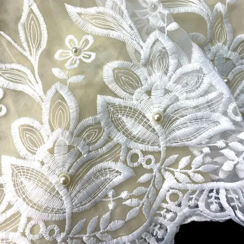 Endless Rose Floral Lace Skirt L