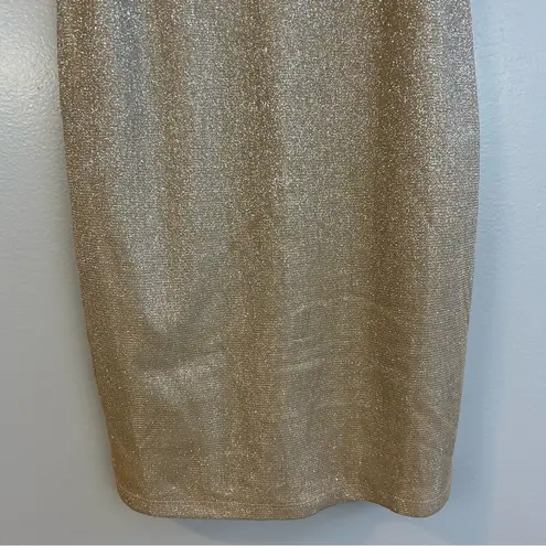 Miss Lola NWT Champagne Gold Sienna Spagheti Strap Mini Dress Size Small