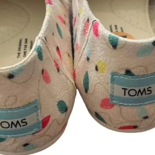 Toms New!  Christmas Lights Holiday Shoes