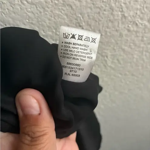 Warehouse Ladies Black Studded Beaded One