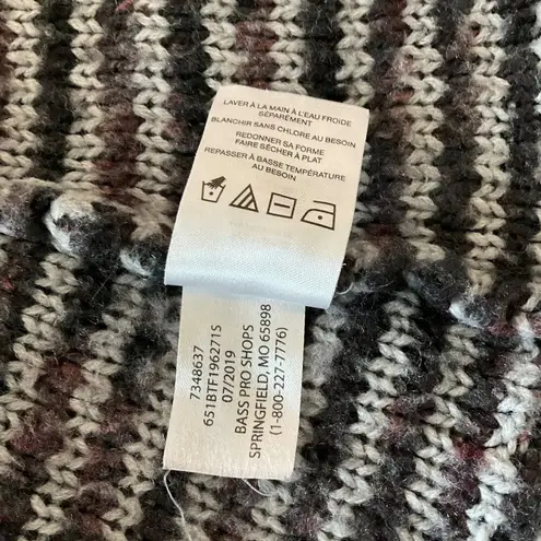 Bob Timberlake Womens Medium Striped Open-Front Cardigan Sweater shacket pockets