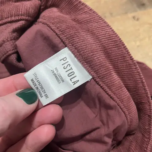 Pistola NEW Women's Brick Rose Tapered Leg Corduroy Pants Sz 32 Classic Preppy