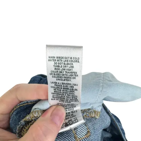 Frame Le Baggy Palazzo Jeans Altered Raw Hem Size 26 Wide Leg Flare Medium Wash - Image 12