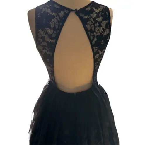 B Darlin B. Darlin Women's Junior Black Sleeveless Prom, Party, Formal, Wedding Dress -