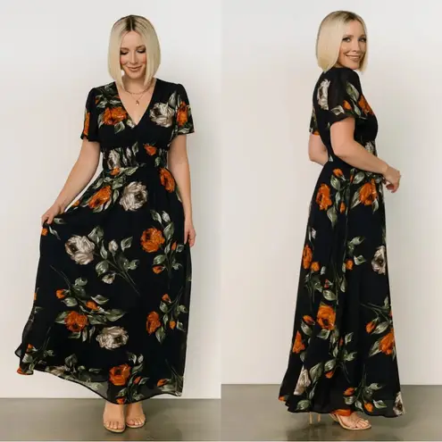 Baltic Born NWT Birdie Midnight Navy Floral Maxi Dress 3X