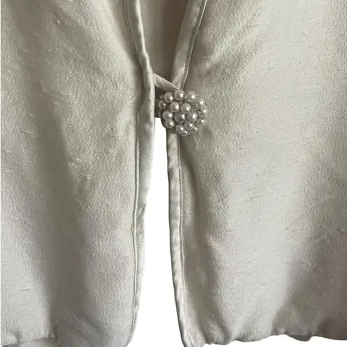 Vintage Jeffrey & Dara Women Jacket 10 Lace Inlet Retro Glam Dainty Romantic