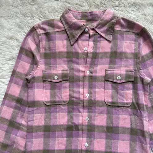 Spell & The Gypsy Collective Spell & The Gypsy Top Maverick Flannel Button Down Shirt Lilac XXS NWT New