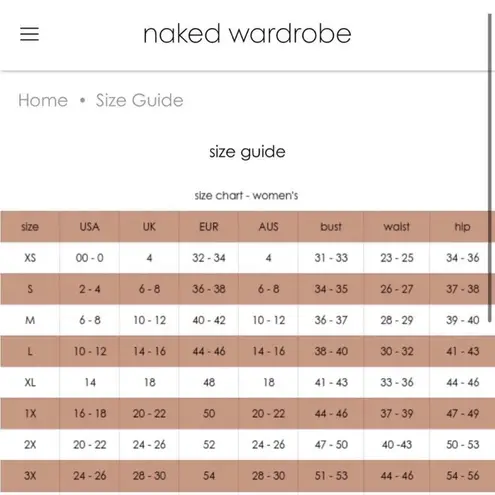 Naked Wardrobe chocolate brown long sleeve cropped top medium new with out tags