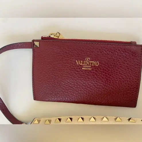 Valentino Garavani Off White leather Rockstud convertible small tote bag