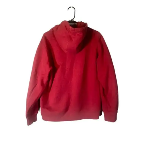 Goat USA Pink Kangaroo Pocket Logo Hooded Pullover Sweatshirt Women Sz M Size M