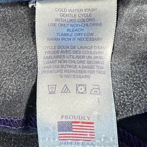 NYDJ Flared Pants Womens Size 4 Blue Relaxed Lift Tuck Slimming Short Casual