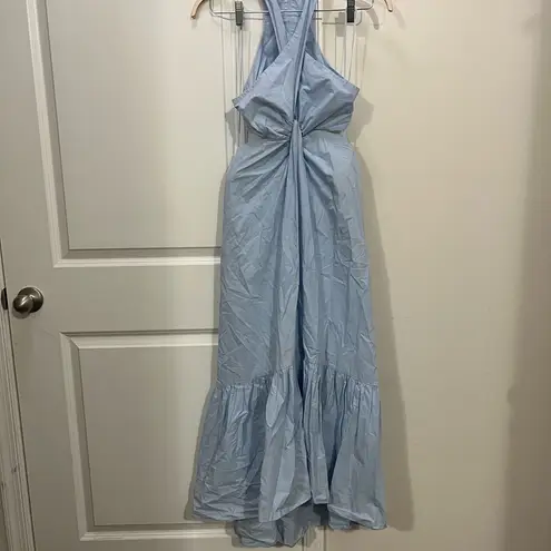 ALC Frank A.L.C. Blue Lansbury Maxi Dress Size 0 US $595