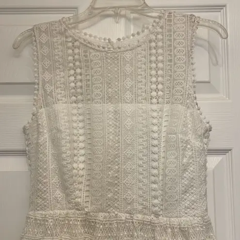 BB Dakota  Elissa Ivory Lace Fit and Flare Dress, NWT