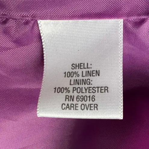 Vintage Studio Works Womens Blazer Medium Petite Business Casual Academia Beachy Purple