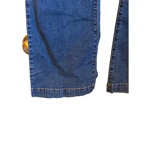 Arizona Jeans Womens Distressed Bootcut Denim Pants With Faded Detailing Size 6