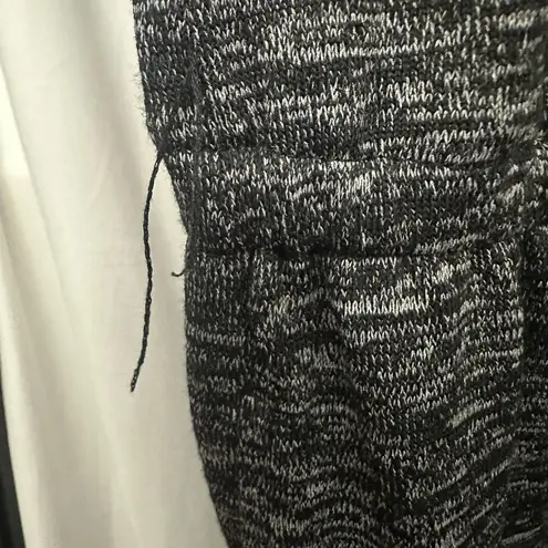 Talbots  Soft Drape Jersey Romper Size XL Dark Heather Gray One Piece Pockets