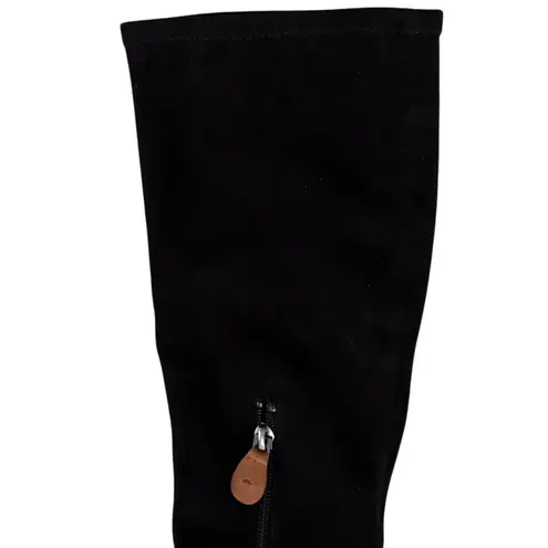 Gentle Souls EUC Ella Stretch Calf Boots Black Size 6.5 Retail $249.00