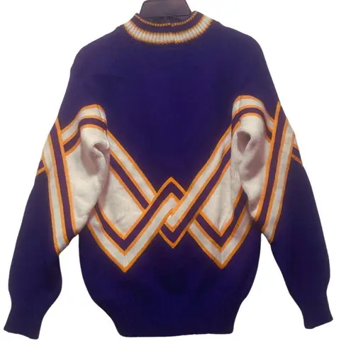 EUC LAKERS Vintage Cheerleading Sweater Size 34 Laker Girls Purple Size M