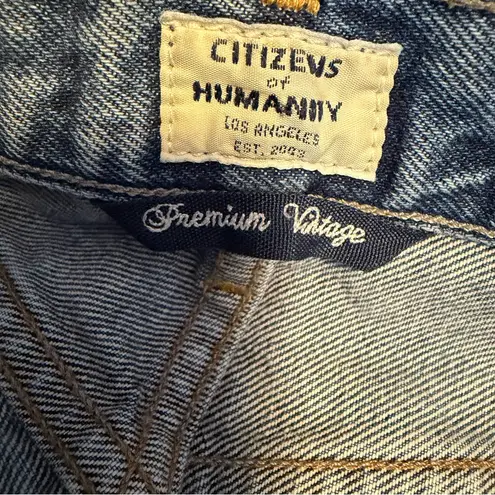 Citizens of Humanity  premium vintage Dree Crop high rise slim straight jeans 27