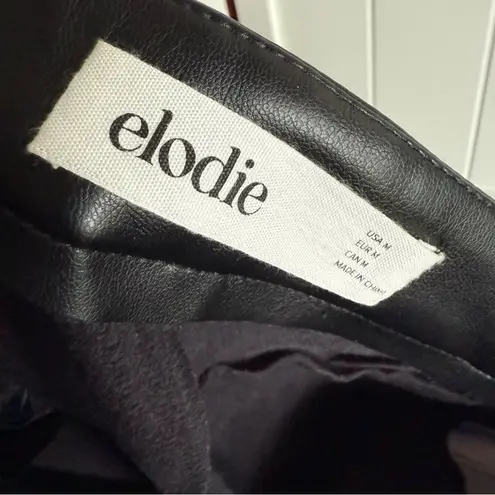 Elodie Black Faux Leather Pants Women's Size Medium