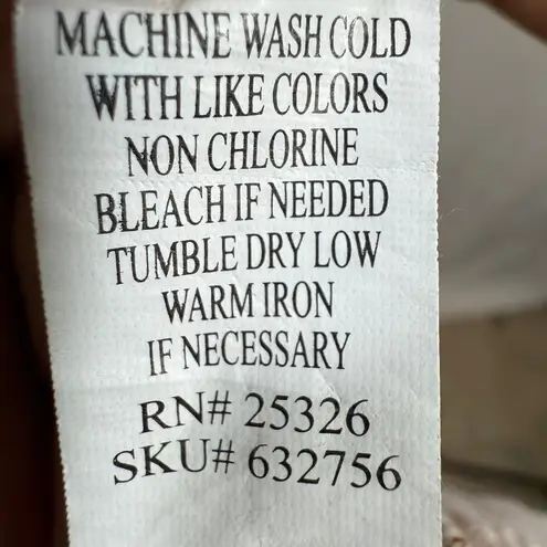 World Market Medium Misha Ivory & Terracotta Stripe Jumpsuit Beach Maxi Wide Leg White