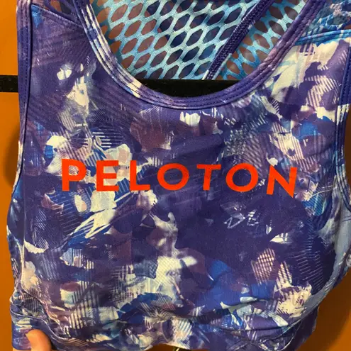 Peloton NWT  BLUE MOVES HIGH NECK SPORTS BRA