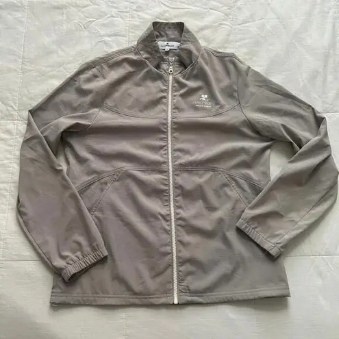 Courreges Grey Ripstop Track Jacket size 38 Gray Size M