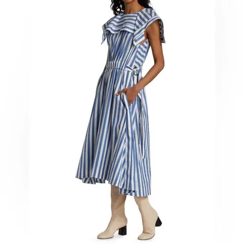 3.1 Phillip Lim
Draped Handkerchief Collar Gathered Waist Midi Dress Size 0