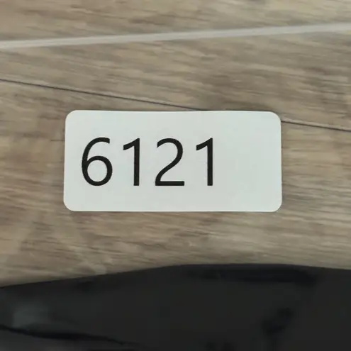 Studio Park Blouse Heart Print Ruffle Neck Long Sleeve Top Black Red Women Large