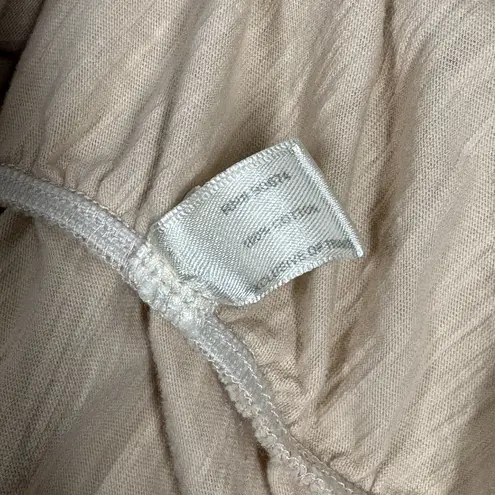 Boston Proper Shirt Womens Small Cream Jersey Knit Hoodie Casual Athleisure