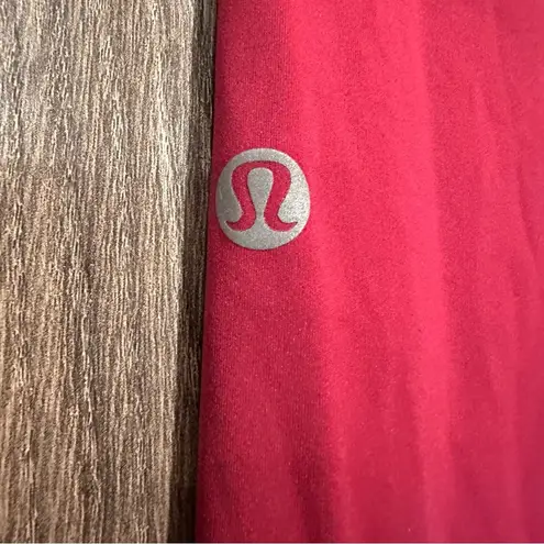Lululemon  Fast Free Tight II Leggings 6 Star Ruby Reflective Nulux 25" Pockets - Image 15