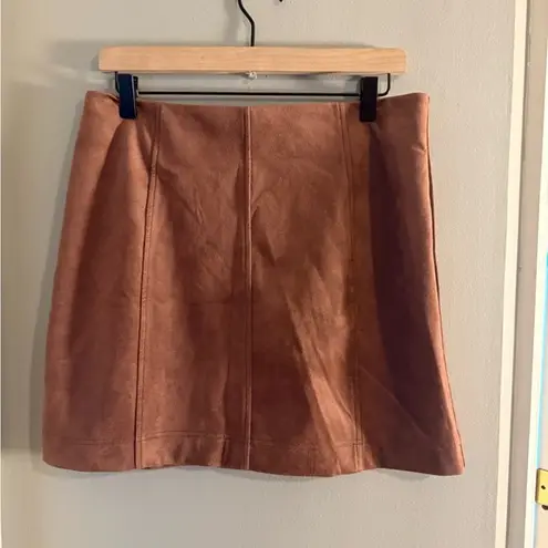 Black Swan Brown A-line Mini Skirt