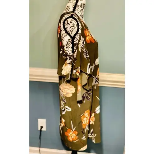 PaperMoon GUC Stitch fix floral print cold shoulder dress size large