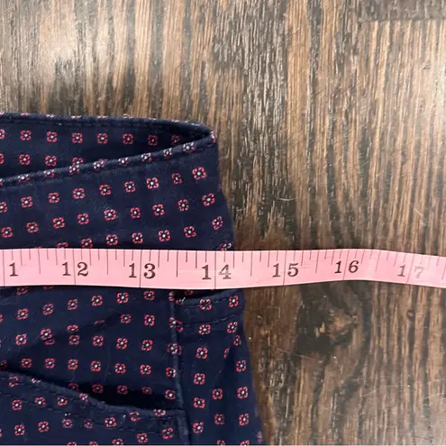 Tory Burch  Navy Daisy Dot Emmy Floral Patterned Pants