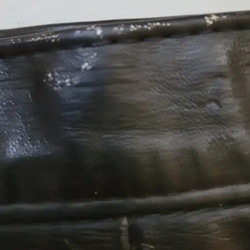 Vintage GIII Leather Designs Black Leather Mini Skirt Woman's 5/6 Rocker Punk Black