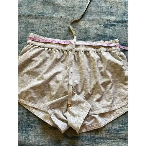 DSG Heathered Space Dye Gray Stride Athletic Running Shorts Medium