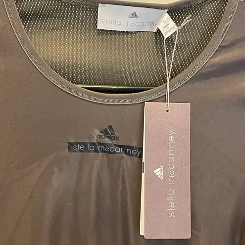 Stella McCartney NWT x Adidas Techfit Tee - Women Size S - Taupe/Brown/Black