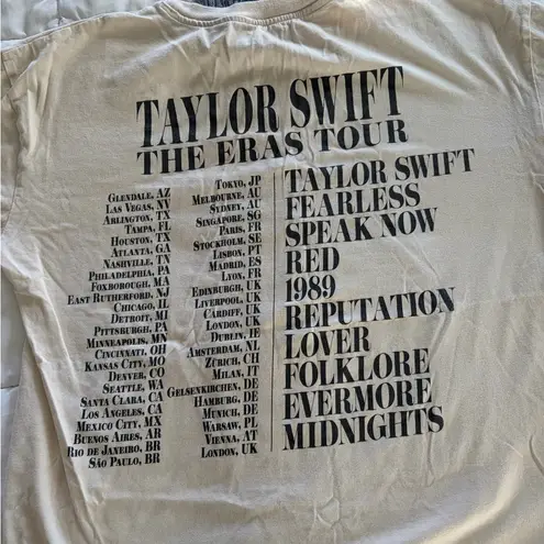 Taylor Swift Beige Tour Tee